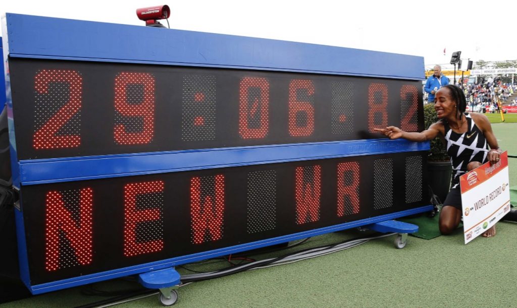 Sifan Hassan quebra o recorde mundial dos 10.000 metros