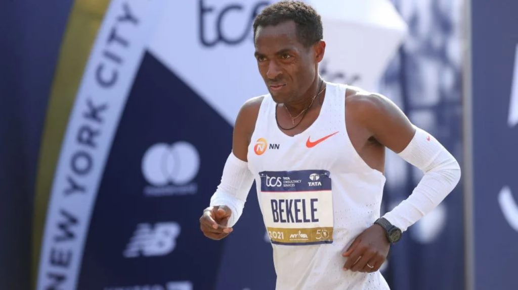 Maratona de Boston sem Kenenisa Bekele