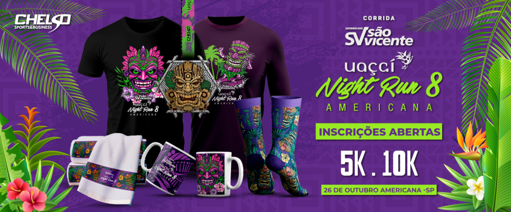 Os resultados da 8ª edição da São Vicente Uaçaí Night Run