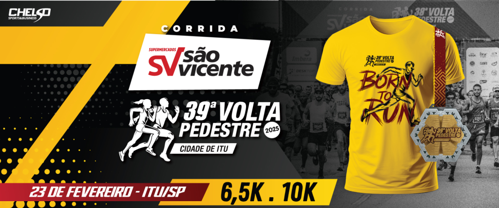Corrida São Vicente 39ª Volta Pedestre de Itu