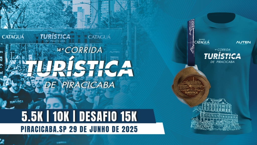 Inscrições abertas para a 14ª Corrida Turística de Piracicaba