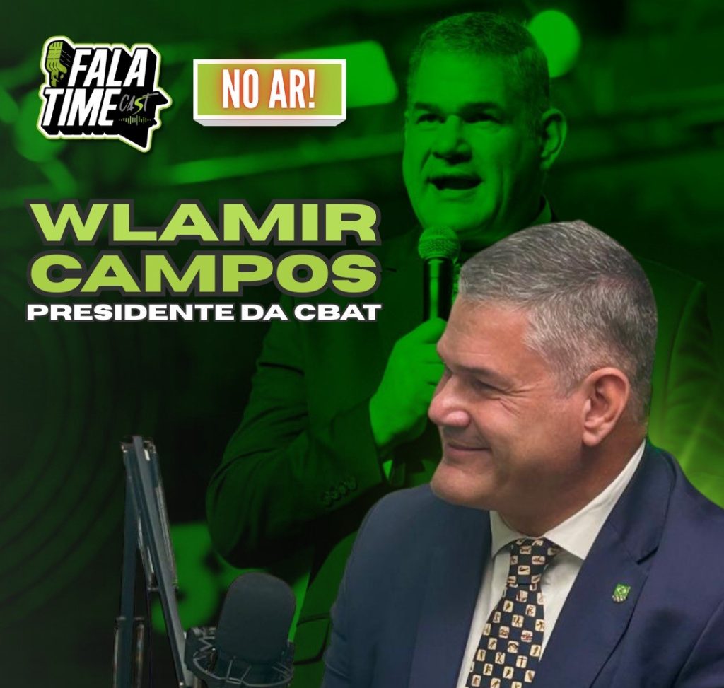 Presidente da CBAt é nosso convidado no FalaTimeCast desta quinta-feira