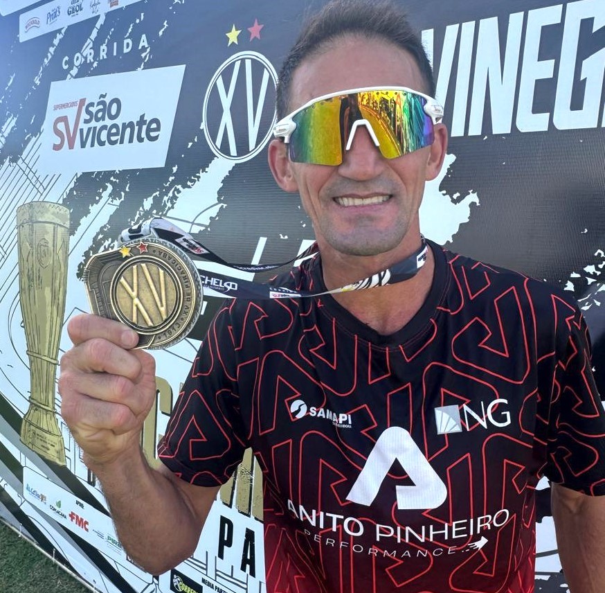 Antônio Marco bate recorde dos 15 km na 11ª Corrida São Vicente do Alvinegro
