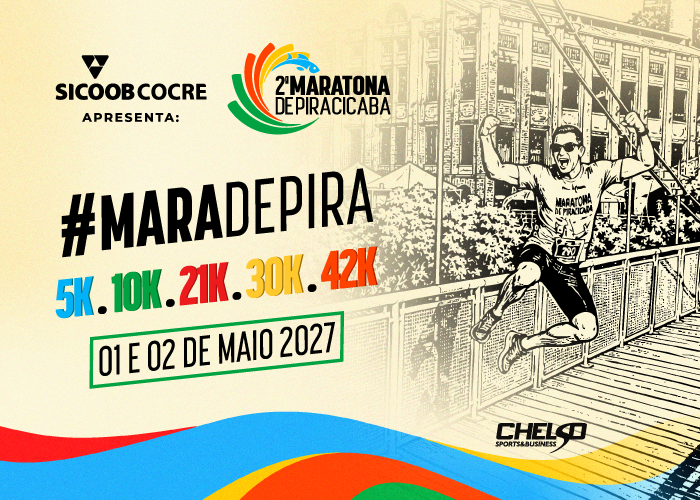 2ª Maratona de Piracicaba – 01 e 02 de maio de 2027